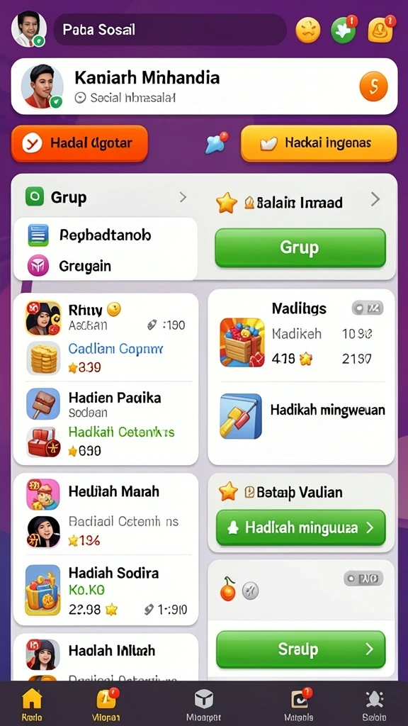 ligaraya - Tampilan antarmuka permainan yang menarik dan user-friendly.