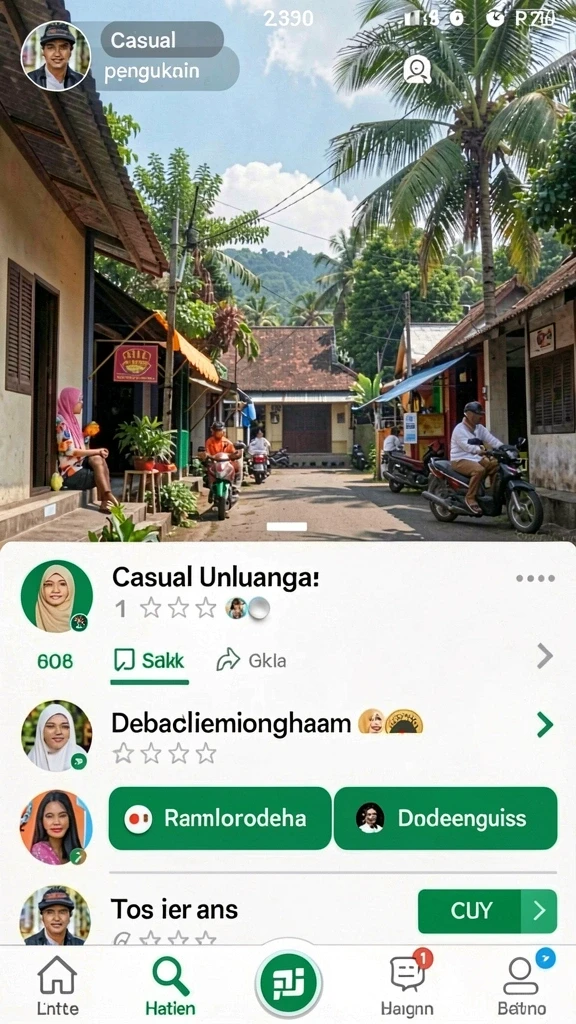 maktoto - Tampilan antarmuka yang intuitif dan menarik.