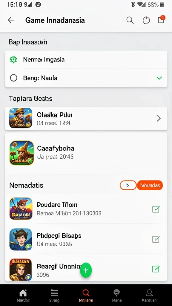 purislot - Tangkapan layar memperlihatkan berbagai tema slot yang tersedia dalam aplikasi.