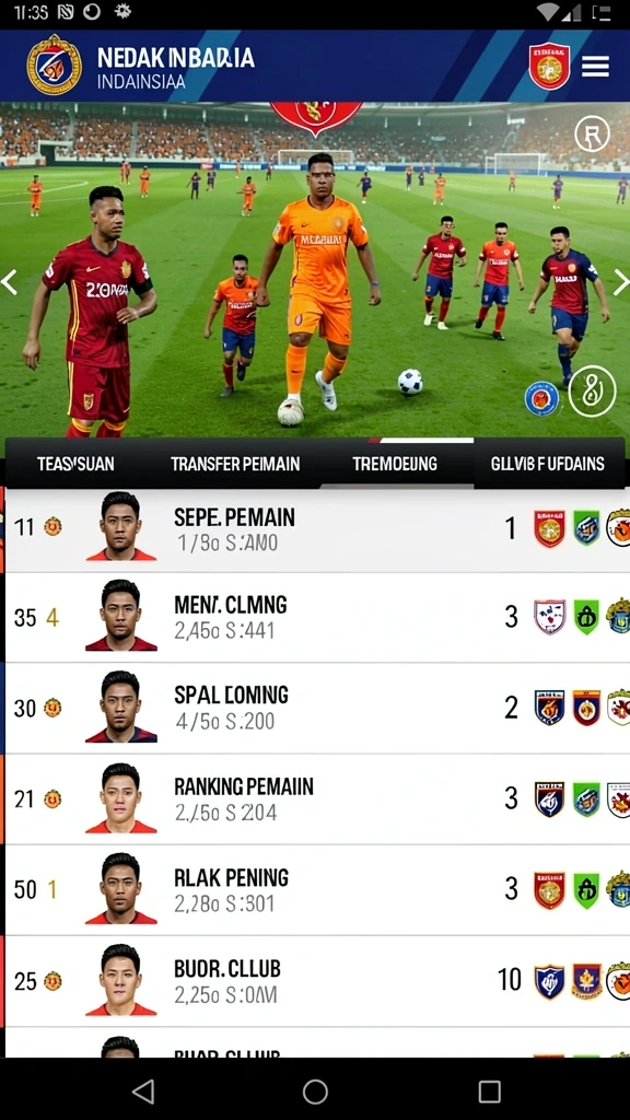 rejeki - Tampilan menu awal yang menarik dan ramah pengguna.